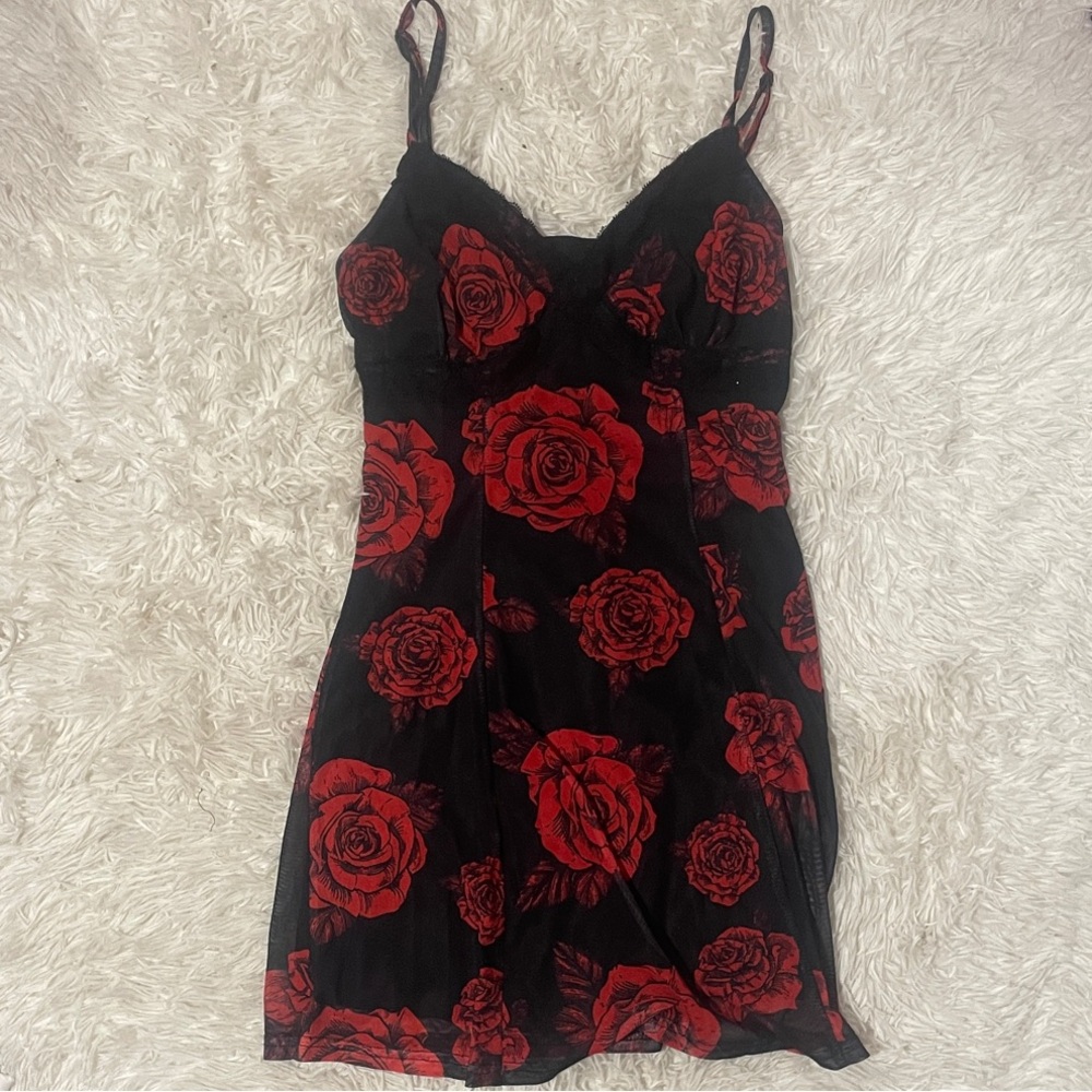 Rose pattern Dress - image 1